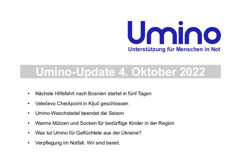 Umino Update Oktober 2022